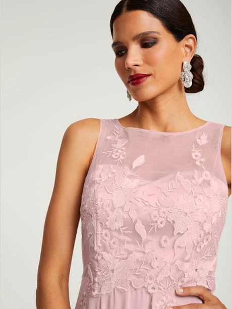 Robe De Cocktail Fermeture Boutonnée Dans Le Cou 5 Robe De Cocktail Fermeture Boutonnée Dans Le Cou – Image 5