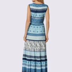 Robe à Effet étagé Coupe En Dégradé Affinante 6 Robe à Effet étagé Coupe En Dégradé Affinante -Feminisca Soldes Magasin 007.00F0257445 B12.001