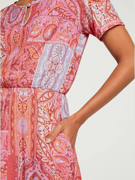 Robe Imprimée Coupe Extra-longue Tendance 5 Robe Imprimée Coupe Extra-longue Tendance – Image 5