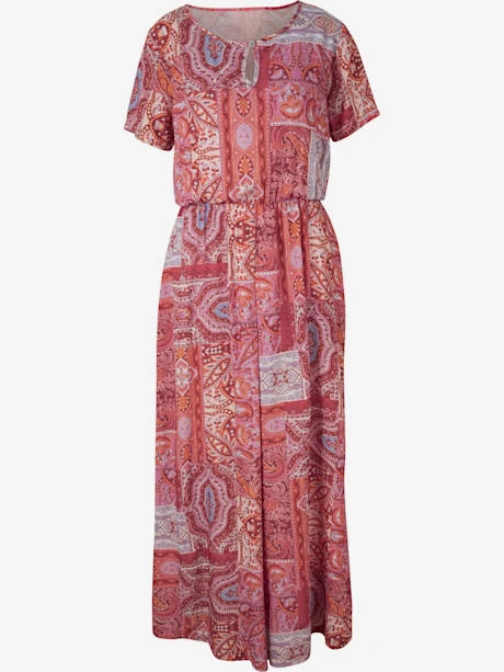 Robe Imprimée Coupe Extra-longue Tendance 4 Robe Imprimée Coupe Extra-longue Tendance – Image 4