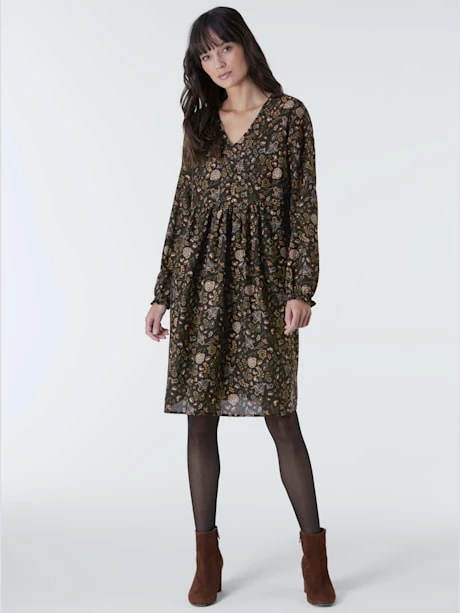 Robe En Viscose Et Soie Produit Naturel D'exception 2 Robe En Viscose Et Soie Produit Naturel D'exception – Image 2