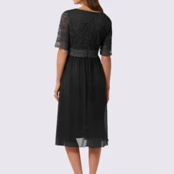 Robe En Dentelle Qualité Tissée -Feminisca Soldes Magasin 012.00F0156446 B14.001