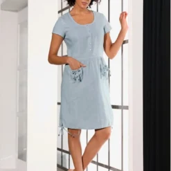 Robe En Lin Qualité Tissée