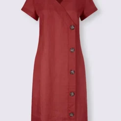 Robe Décontractée Patte De Boutonnage Asymétrique -Feminisca Soldes Magasin 015.00F0156441 B13.001