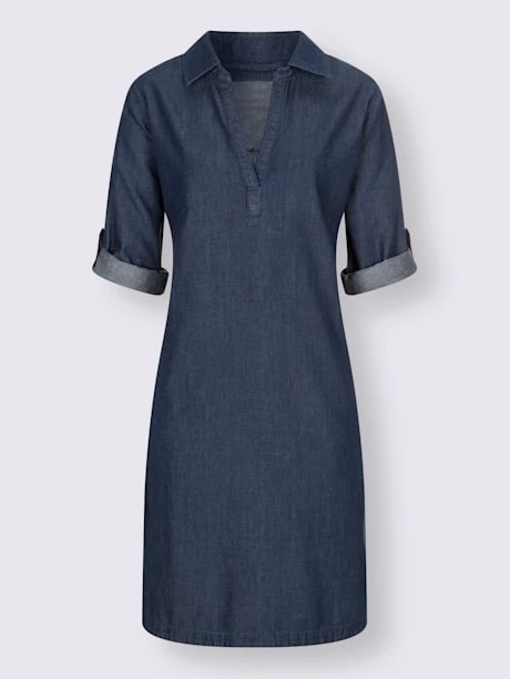 Robe En Jean Qualité Tissée 2 Robe En Jean Qualité Tissée – Image 2