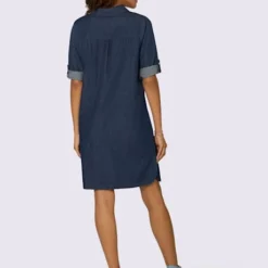 Robe En Jean Qualité Tissée 7 Robe En Jean Qualité Tissée -Feminisca Soldes Magasin 019.00F0257443 B26.001
