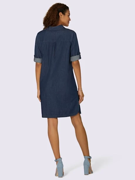 Robe En Jean Qualité Tissée 4 Robe En Jean Qualité Tissée – Image 4