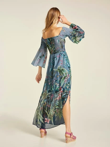 Robe Imprimée Coupe Extra-longue Tendance 3 Robe Imprimée Coupe Extra-longue Tendance – Image 3