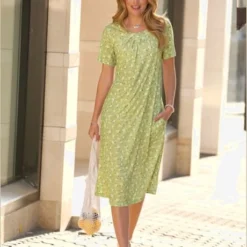 Robe En Jersey Pure Viscose