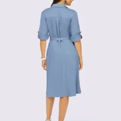 Robe Manches Retroussables 6 Robe Manches Retroussables -Feminisca Soldes Magasin 023.00F0130047 B05.001