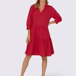 Robe à Effet étagé Qualité Tissée -Feminisca Soldes Magasin 023.00F0156443 B18.001