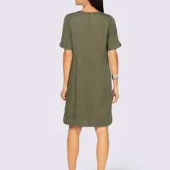 Robe Fourreau Mélange De Lyocell Et De Viscose De Qualité -Feminisca Soldes Magasin 025.00F0130045 B05.001