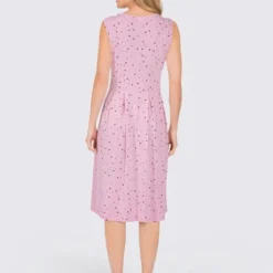 Robe Imprimée Superbe Motif à Pois -Feminisca Soldes Magasin 031.00F0156445 B20.001