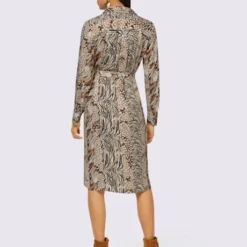 Robe-chemisier Pur Lyocell -Feminisca Soldes Magasin 033.00F0130046 B11.001