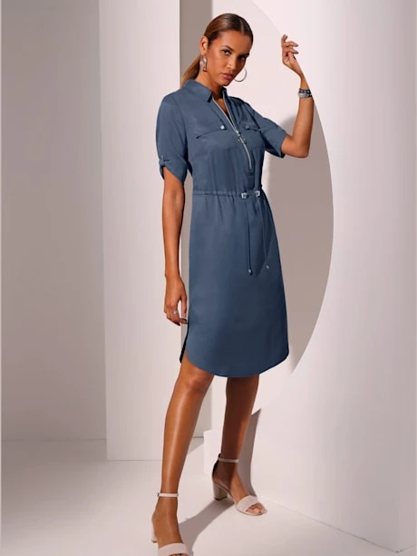 Robe-chemisier Qualité Lyocell 1 Robe-chemisier Qualité Lyocell