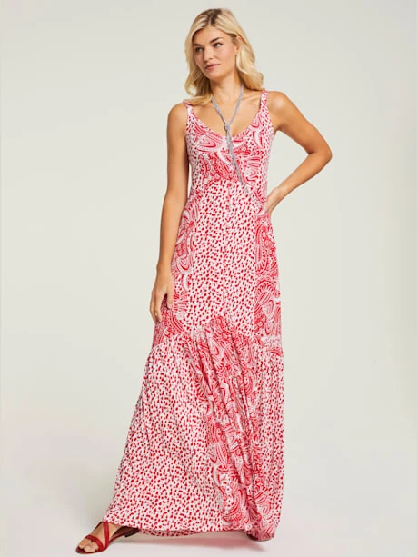 Robe Imprimée Coupe Extra-longue Tendance 1 Robe Imprimée Coupe Extra-longue Tendance