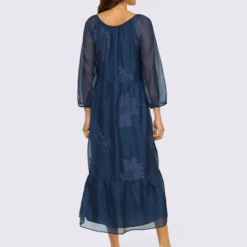 Robe à Effet étagé Manches Raglan 3/4 -Feminisca Soldes Magasin 044.00PRO30046 B02.001