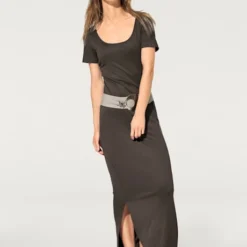 Robe En Jersey Coupe Longue Tendance, Idéale Pour L'été