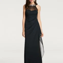 Robe De Soirée élégant, Empiècement Tendance