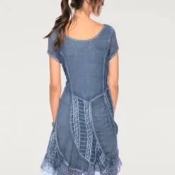 Robe Brodée Look Romantique -Feminisca Soldes Magasin 086.99EXT64042 A09.067