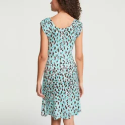 Robe Légère Effet Cache-cœur Tendance -Feminisca Soldes Magasin 087.99EXT64143 A09.035