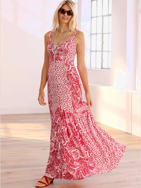 Robe Imprimée Coupe Extra-longue Tendance 2 Robe Imprimée Coupe Extra-longue Tendance – Image 2