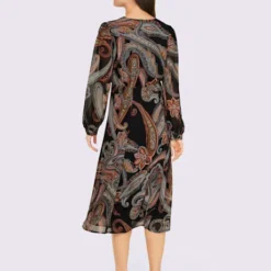 Robe Imprimée élégant Imprimé Paisley -Feminisca Soldes Magasin 105.00ZUK66546 B17.001
