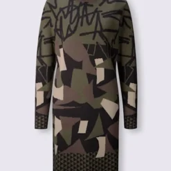 Robe En Tricot Col Montant Tendance -Feminisca Soldes Magasin 105.00ZUK66646 B20.001