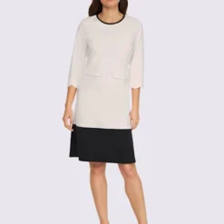 Robe En Jersey Couture à La Taille Affinante -Feminisca Soldes Magasin 106.00ZUK66546 B27.001