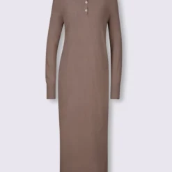 Robe En Tricot Col Polo Sportif -Feminisca Soldes Magasin 106.00ZUK66646 B19.001