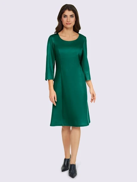 Robe En Jersey Manches 3/4 Fendues 2 Robe En Jersey Manches 3/4 Fendues – Image 2