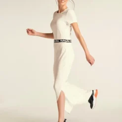 Robe En Jersey Coupe Extra-longue Tendance