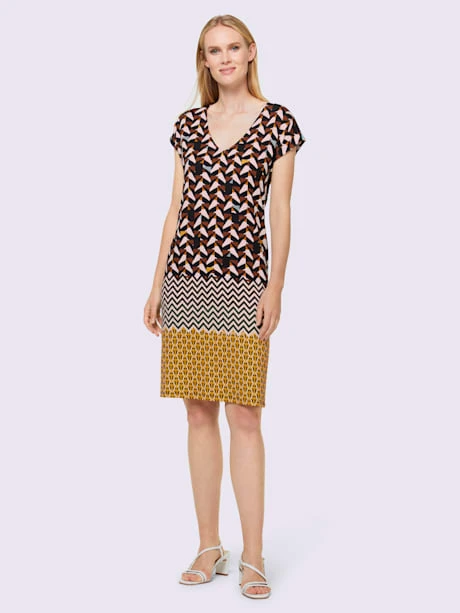 Robe En Jersey Superbe Motif Graphique 2 Robe En Jersey Superbe Motif Graphique – Image 2