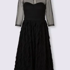 Robe De Cocktail Empiècement Mesh 7 Robe De Cocktail Empiècement Mesh -Feminisca Soldes Magasin 114.00ZUK66546 B34.001