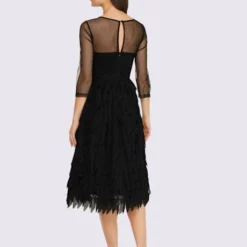 Robe De Cocktail Empiècement Mesh 6 Robe De Cocktail Empiècement Mesh -Feminisca Soldes Magasin 114.00ZUK66546 B35.001