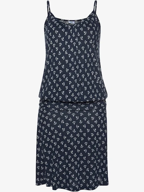 Robe De Plage Encolure Légèrement Froncée 2 Robe De Plage Encolure Légèrement Froncée – Image 2