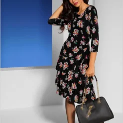 Robe En Jersey Jersey Fin