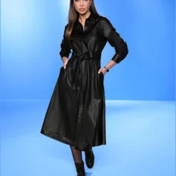 Robe En Imitation Cuir Imitation Cuir Souple
