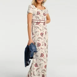 Robe Imprimée Motif Floral Fantaisie Tendance