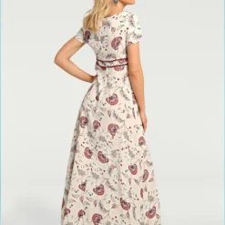 Robe Imprimée Motif Floral Fantaisie Tendance 7 Robe Imprimée Motif Floral Fantaisie Tendance -Feminisca Soldes Magasin 121.99EXT64042 A09.052