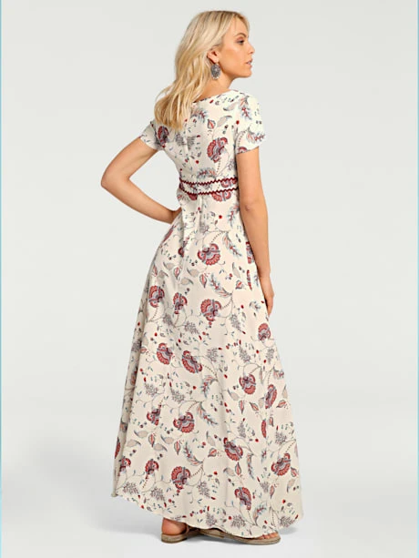 Robe Imprimée Motif Floral Fantaisie Tendance 3 Robe Imprimée Motif Floral Fantaisie Tendance – Image 3