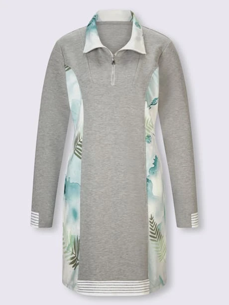 Robe En Matière Sweat Col Camionneur 4 Robe En Matière Sweat Col Camionneur – Image 4