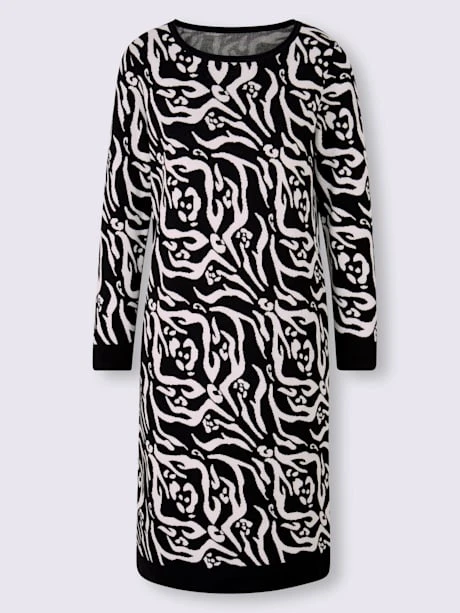 Robe En Tricot à Encolure Ronde 4 Robe En Tricot à Encolure Ronde – Image 4