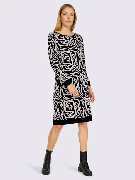 Robe En Tricot à Encolure Ronde 2 Robe En Tricot à Encolure Ronde – Image 2