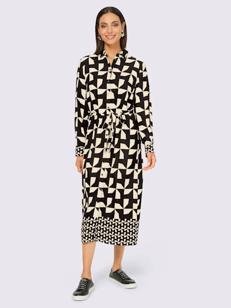 Robe Imprimée Joli Motif Imprimé 2 Robe Imprimée Joli Motif Imprimé – Image 2
