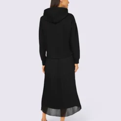 Robe En Jersey Superbe Mélange De Matières -Feminisca Soldes Magasin 128.00ZUK66547 B96.001