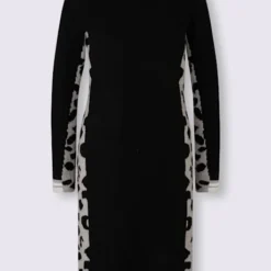 Robe En Tricot Joli Motif Léopard -Feminisca Soldes Magasin 135.00ZUK66546 B49.001