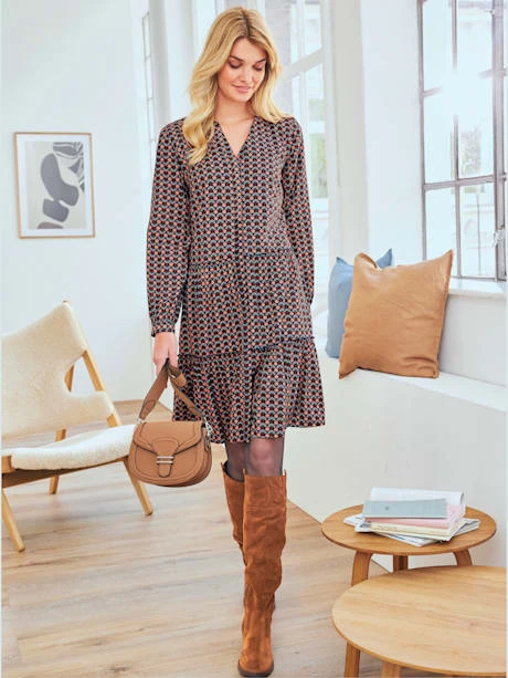 Robe Imprimée Motif Floral 1 Robe Imprimée Motif Floral