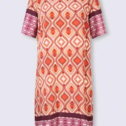 Robe Imprimée Imprimé Mode -Feminisca Soldes Magasin 139.00ZUK66547 B34.001