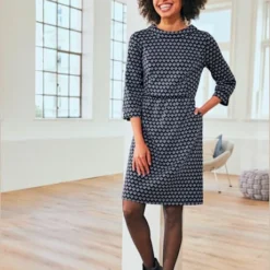 Robe Jacquard Robe En Jersey